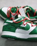 Nike Off White Dunk Low Pine Green