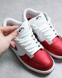 Nike SB Dunk Low Supreme Jewel Swoosh Red