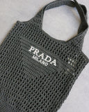 Prada Raffia Tote Bag