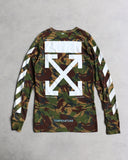 Off-White Camo L/S Temperature Tee