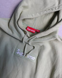 Supreme 2011 Olive Box Logo Hoodie