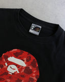 BAPE 2003 NERD Camo Ape Head Tee