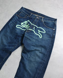 Billionaire Boys Club Running Dog Glow In The Dark Denim Jeans