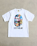 BAPE Neon Ape Head Japan Exclusive Tee