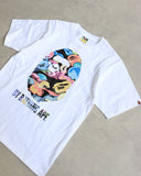 BAPE Neon Ape Head Japan Exclusive Tee