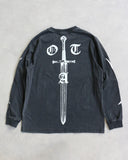 On The Arm Studded Biker L/S Tee
