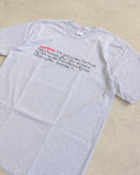 Supreme Note Tee