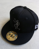 YVL Fitted Cap Black/White