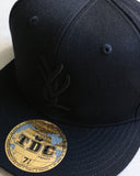 YVL Fitted Cap Tonal Black