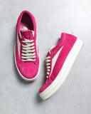 Rick Owens SS23 EDFU Pink Suede Vintage Sneakers