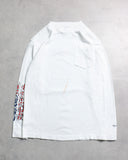 Chrome Hearts Vintage American Flag Scroll Logo L/S Tee