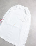 Chrome Hearts Vintage American Flag Scroll Logo L/S Tee