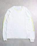 Chrome Hearts Yellow Neck Logo L/S Tee