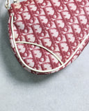 Christian Dior Vintage Oblique Monogram Saddle Bag