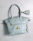 Vivienne Westwood Leather Zip Handbag