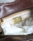 Vivienne Westwood Plaid Leather Bowling Handbag