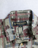 Valentino Vintage Plaid Beach Button Up S/S Shirt