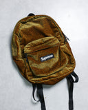 Supreme Velvet Leopard Backpack