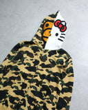 BAPE 2014 Hello Kitty Baby Milo 1st Camo Full Zip Hoodie