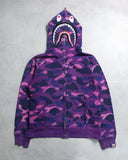 BAPE Camo Shark Full Zip Up Hoodie