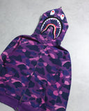 BAPE Camo Shark Full Zip Up Hoodie