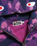 BAPE Camo Shark Full Zip Up Hoodie