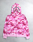BAPE Camo Shark Full Zip Hoodie
