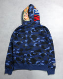 BAPE Camo Shark Full Zip Up Hoodie