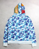 BAPE Camo Shark Full Zip Up Hoodie