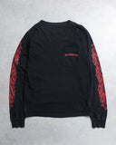 Chrome Hearts Tonal Horseshoe Floral L/S Tee