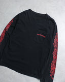 Chrome Hearts Tonal Horseshoe Floral L/S Tee