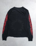 Chrome Hearts Tonal Horseshoe Floral L/S Tee