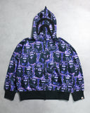 Bape Graffiti Shark Full Zip Up Hoodie