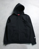 Supreme Shell Small Box Logo Hooded Zip Up Sweatshirt