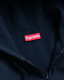 Supreme Shell Small Box Logo Hooded Zip Up Sweatshirt