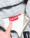 Supreme 2009 Arc Logo Thermal Zip Up Hooded Sweatshirt
