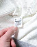 Supreme 2009 Arc Logo Thermal Zip Up Hooded Sweatshirt