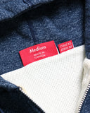 Supreme Ash Zip Up Thermal Hooded Sweatshirt