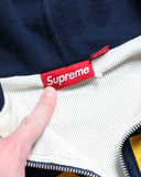 Supreme Arc Logo Zip Up Themal Hooded Sweatshirt