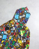 BAPE 2009 Baby Milo & Friends All Over Zip Up Hoodie