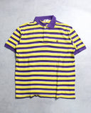 BAPE 2005 Baby Milo Striped Lakers Polo Shirt