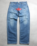 BAPE 2006 Red Twinsta Denim Jeans