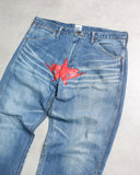 BAPE 2006 Red Twinsta Denim Jeans