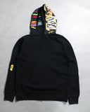 BAPE Tiger Shark Zip Up Hoodie