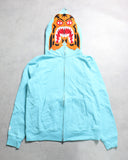 BAPE Tiger Shark Zip Up Hoodie