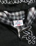Supreme MLB Chicago White Sox Zip Up Hooded Sweatshirt