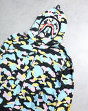 BAPE Shark Cotton Candy Zip Up Hoodie