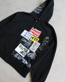 Supreme 176 Patchwork Zip Up Hoodie