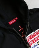 Supreme 176 Patchwork Zip Up Hoodie