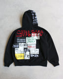 Supreme 176 Patchwork Zip Up Hoodie